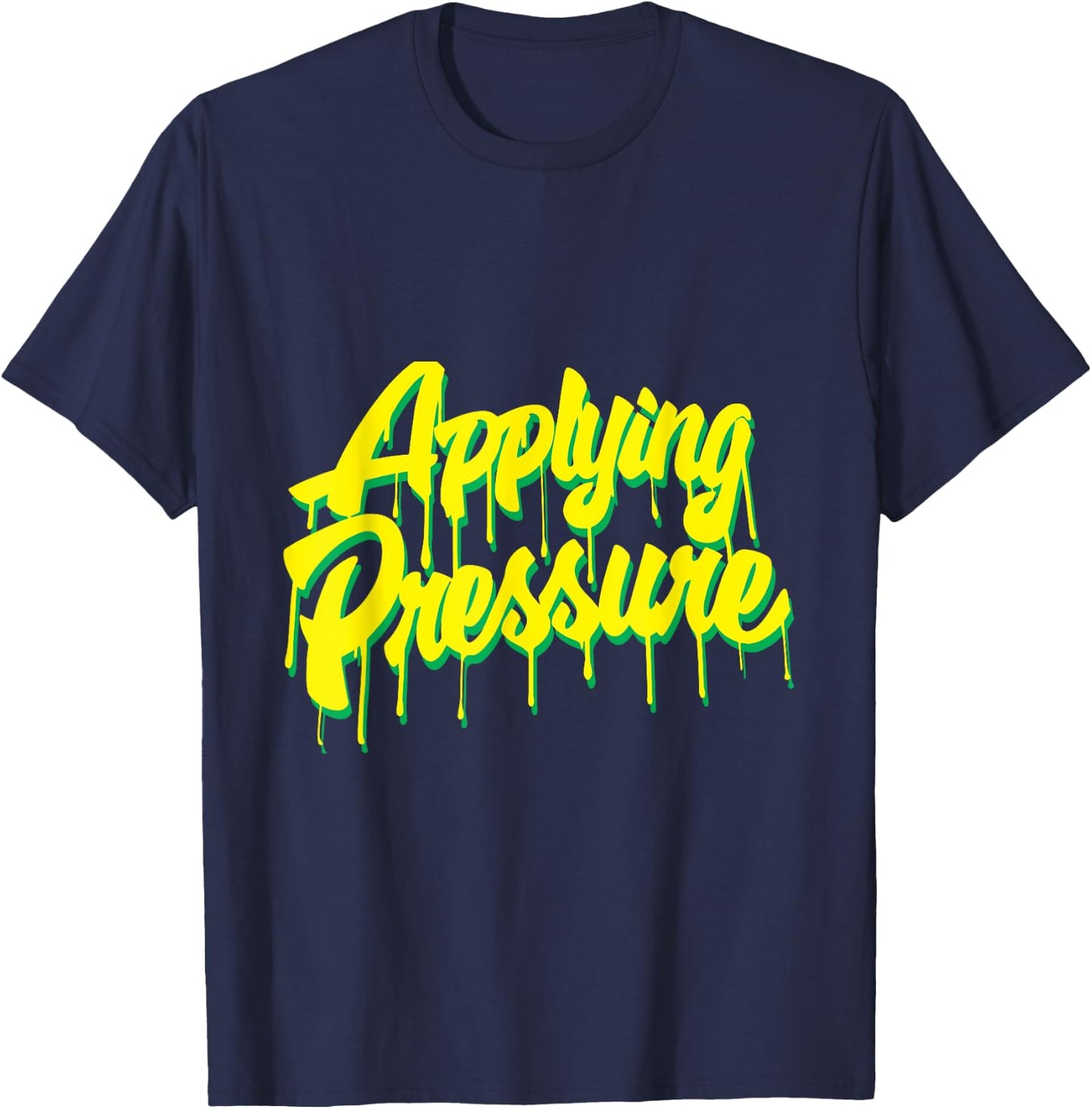 Applying Pressure T-Shirt - T-Shirt | Navy