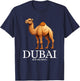 Dubai Camel Souvenir T-Shirt - T-Shirt | Navy