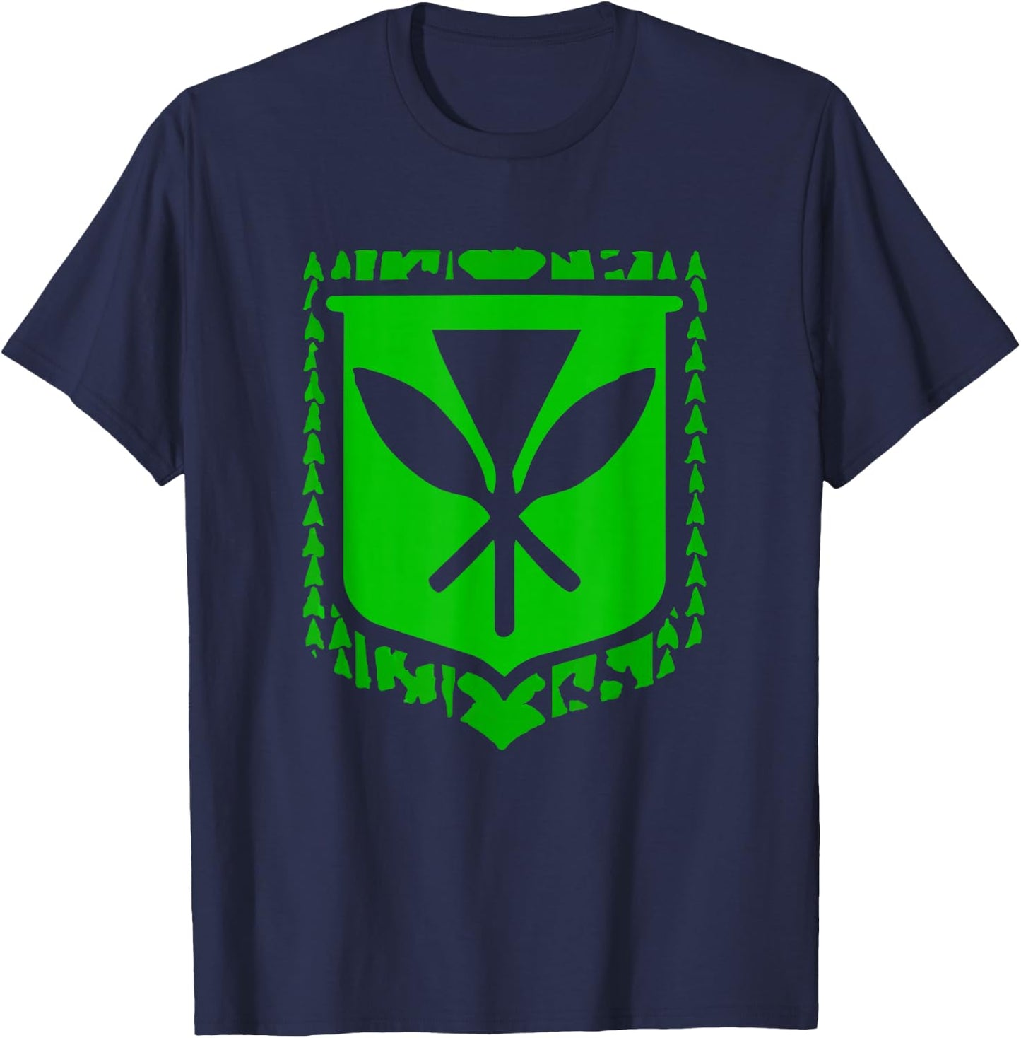 Kanaka Maoli Native Hawaiian Islands Hawaii Flag T-Shirt - T-Shirt | Navy