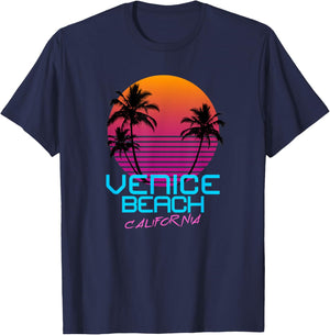 Venice Beach California T-Shirt - T-Shirt | Navy