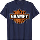 Worlds Coolest Grampy Matching Family Fathers Day T-Shirt - T-Shirt | Navy