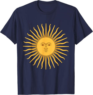 Argentina Sun Argentinian Flag Argentines T-Shirt - T-Shirt | Navy