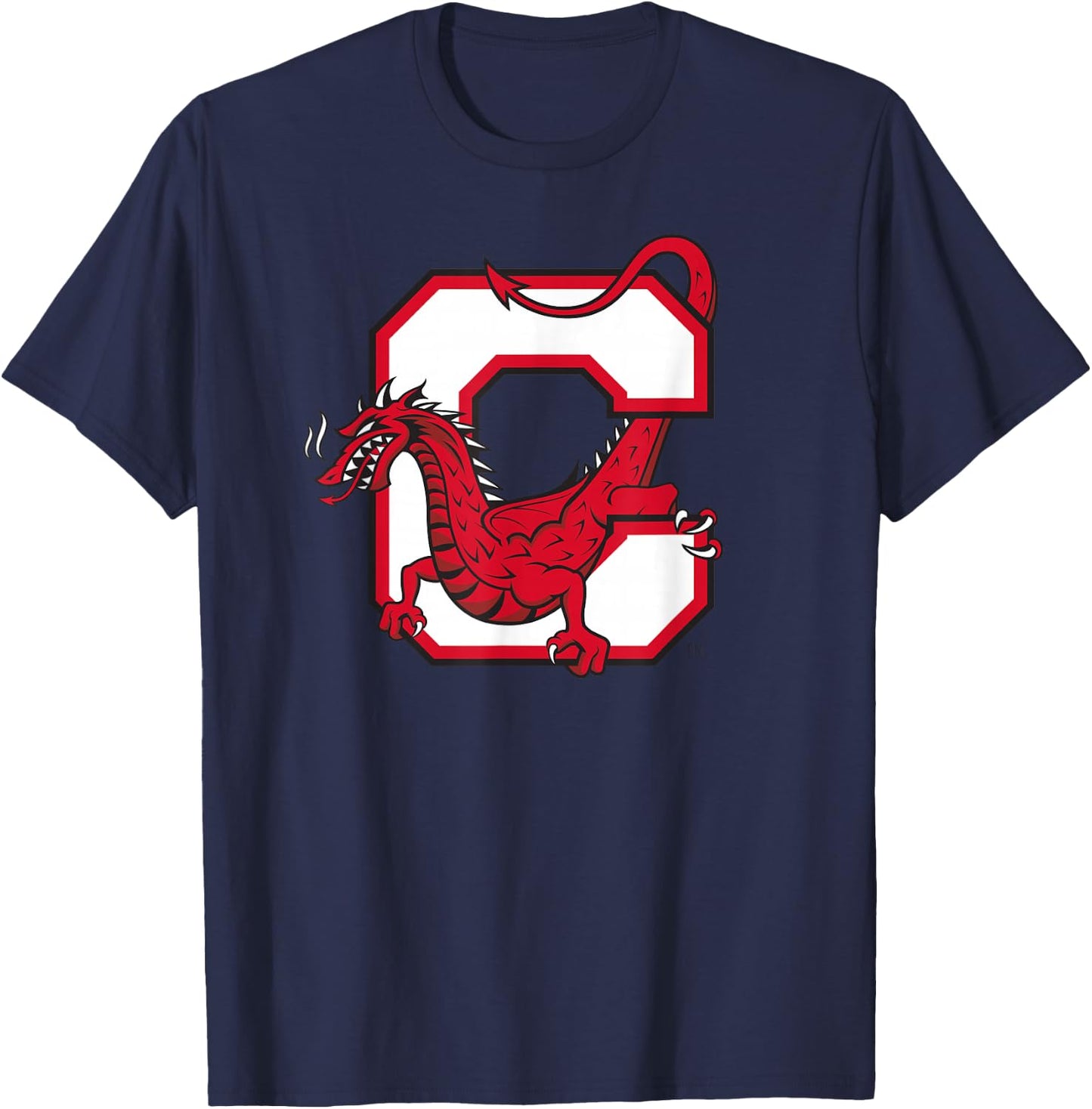 SUNY Cortland Red Dragons C Mark T-Shirt - T-Shirt | Navy