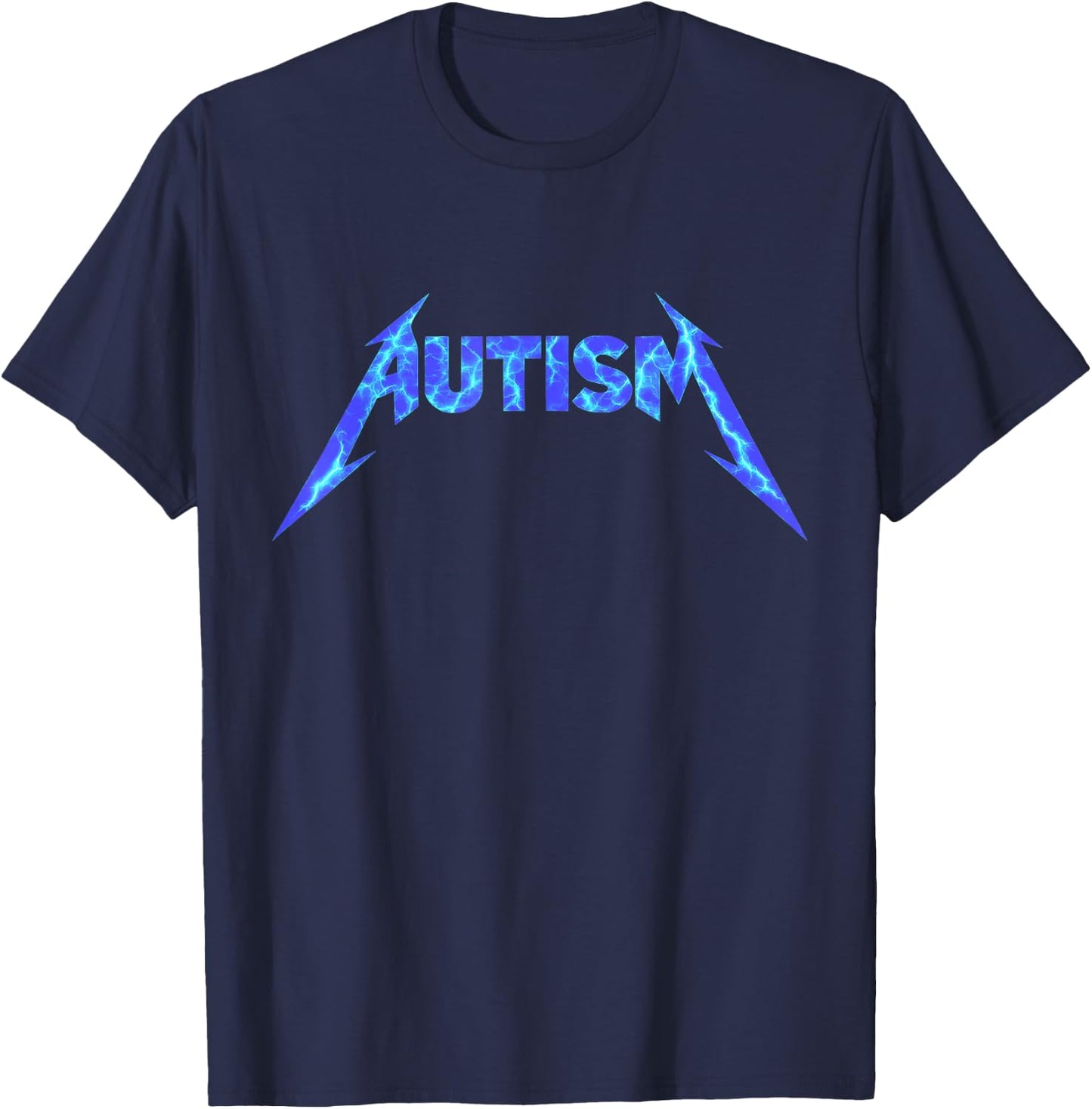 Autism Death Metal T-Shirt - T-Shirt | Navy
