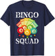 Bingo Squad Designs Women Bingo Lovers Players T-Shirt - T-Shirt | Navy
