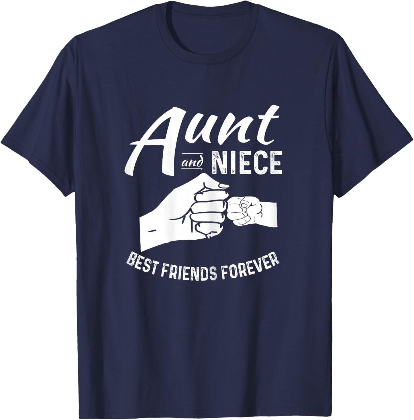Aunt And Niece Matching Outfits Women and Kids T-Shirt - T-Shirt | Navy