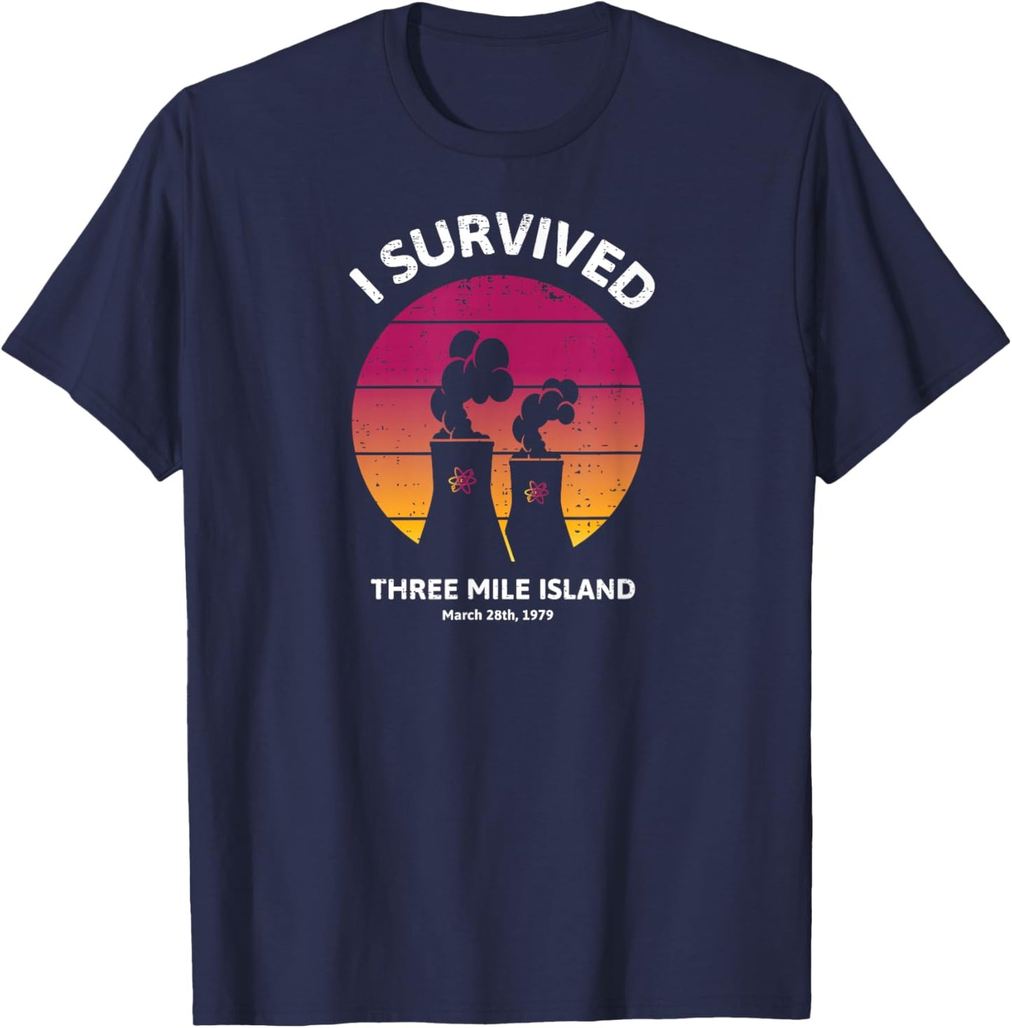 I Survived 3 Mile Island T-Shirt - T-Shirt | Navy