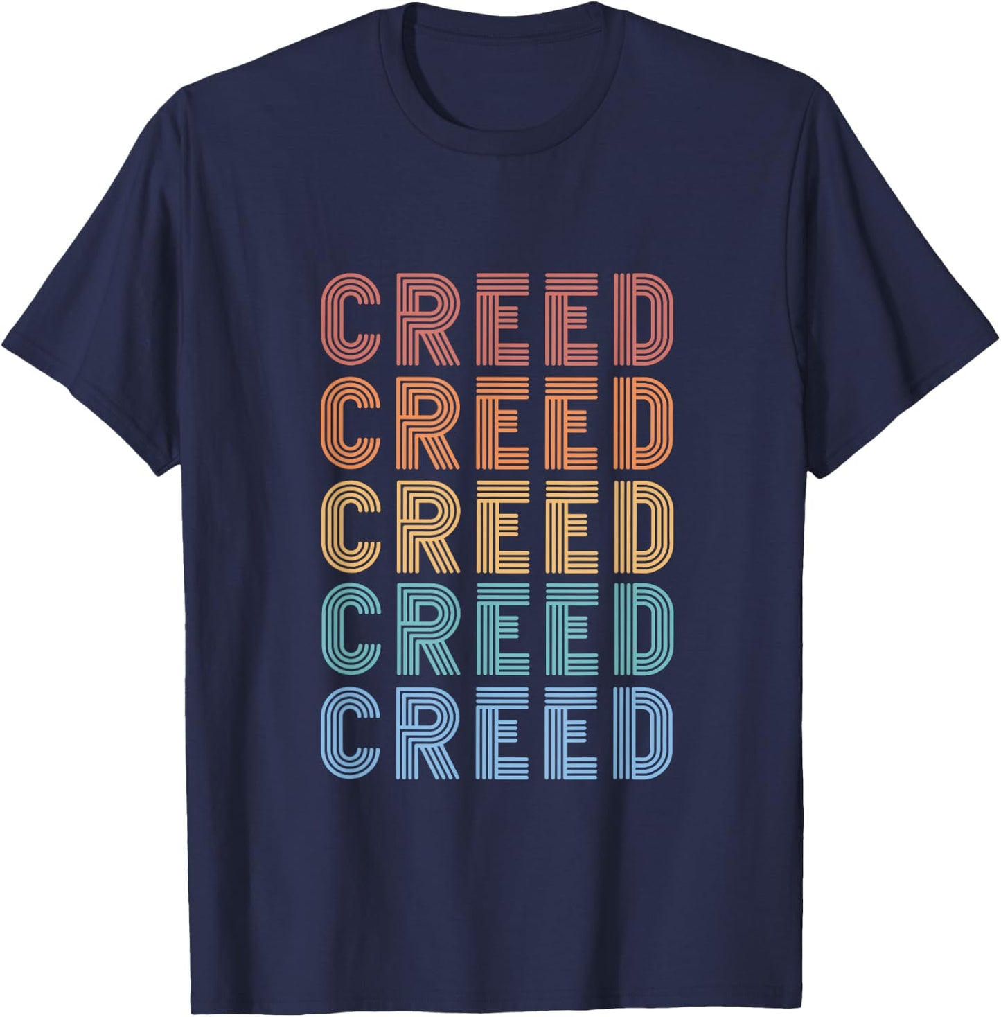 Creed '24 Take Me Higher Women Men Support 2024 T-Shirt - T-Shirt | Navy