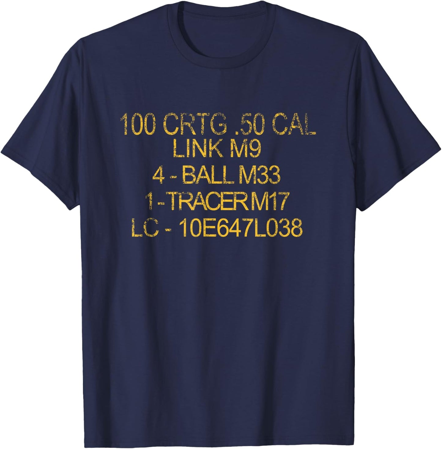 .50CAL NATO US MILITARY OD GREEN CAN AMMO Proud Patriotic Men T-Shirt - T-Shirt | Navy