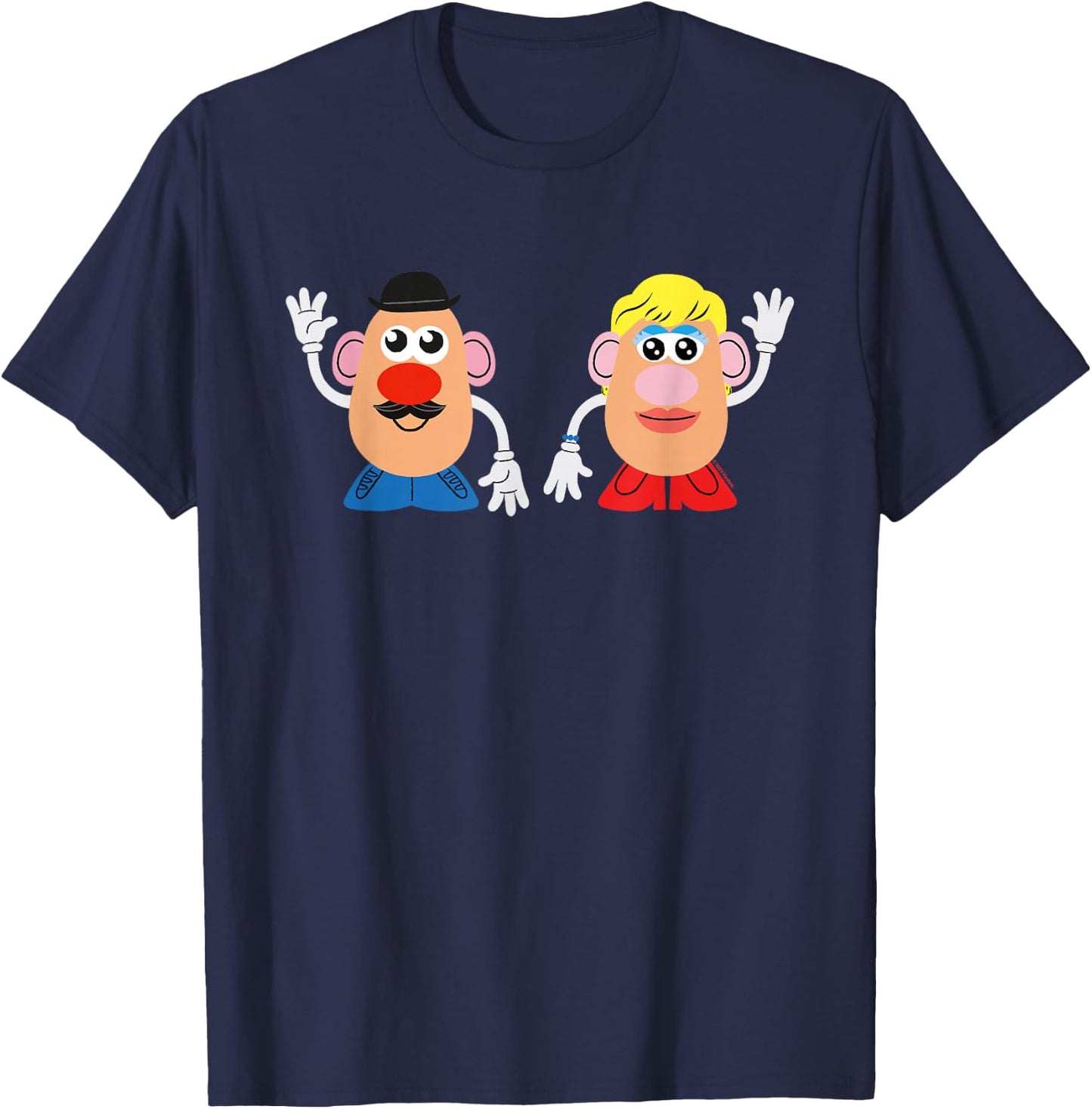 Mr Potato Head and Mrs Potato Head Wave T-Shirt - T-Shirt | Navy