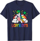 St Patricks Day Unicorn Dab Saint Pattys Lepricorn Girls Kid T-Shirt - T-Shirt | Navy