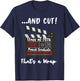 Class of 2026 Graduation Funny Graduate Quote High School T-Shirt - T-Shirt | Navy