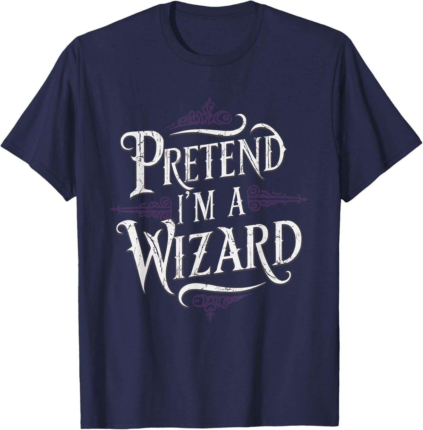 Pretend I'm A Wizard T-Shirt - T-Shirt | Navy