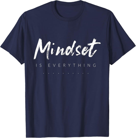 Mindset Design Is Everything Funny T-Shirt - T-Shirt | Navy
