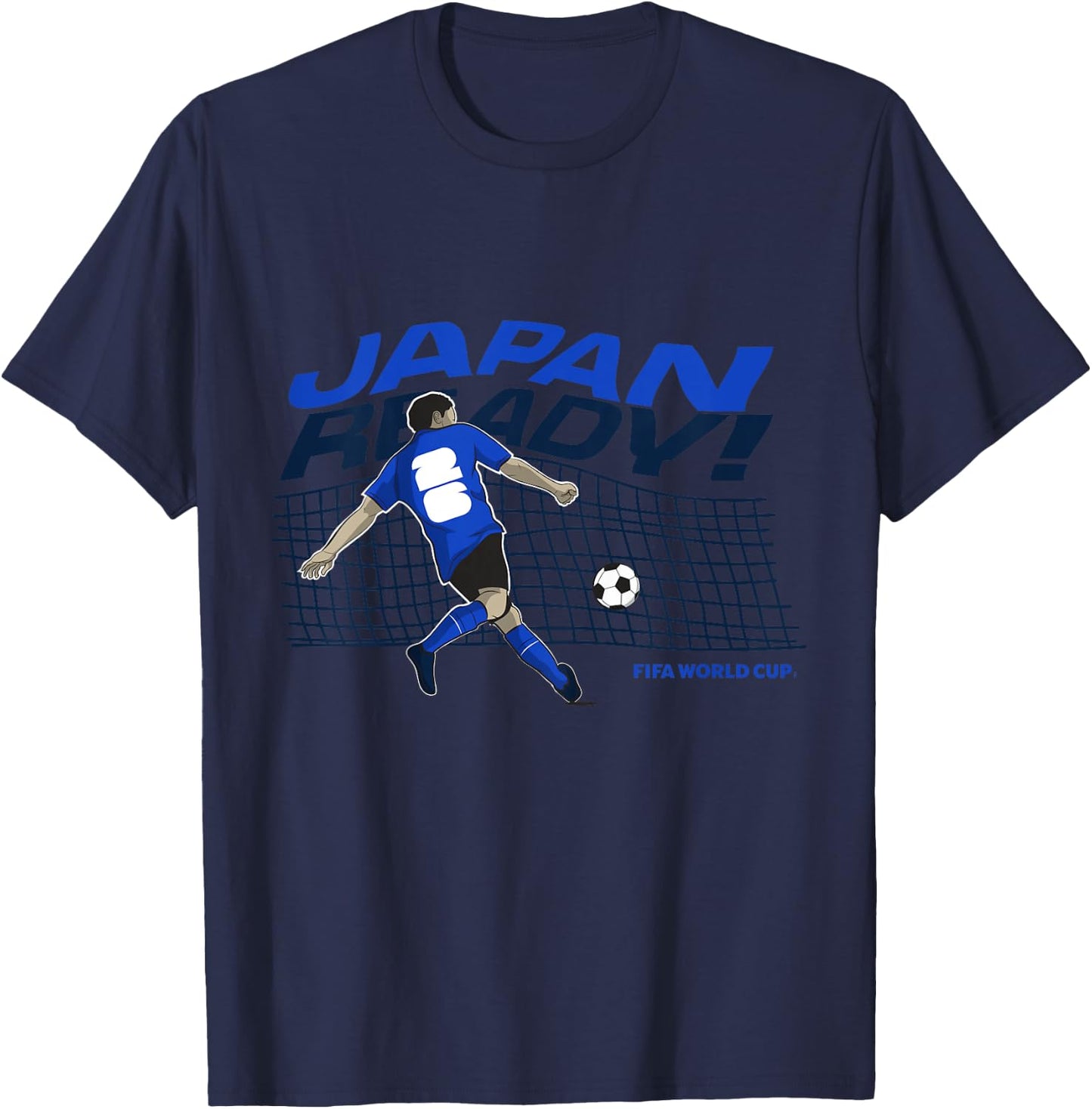 Kids FIFA WORLD CUP26 Qualifier Japan Ready T-Shirt - T-Shirt | Navy