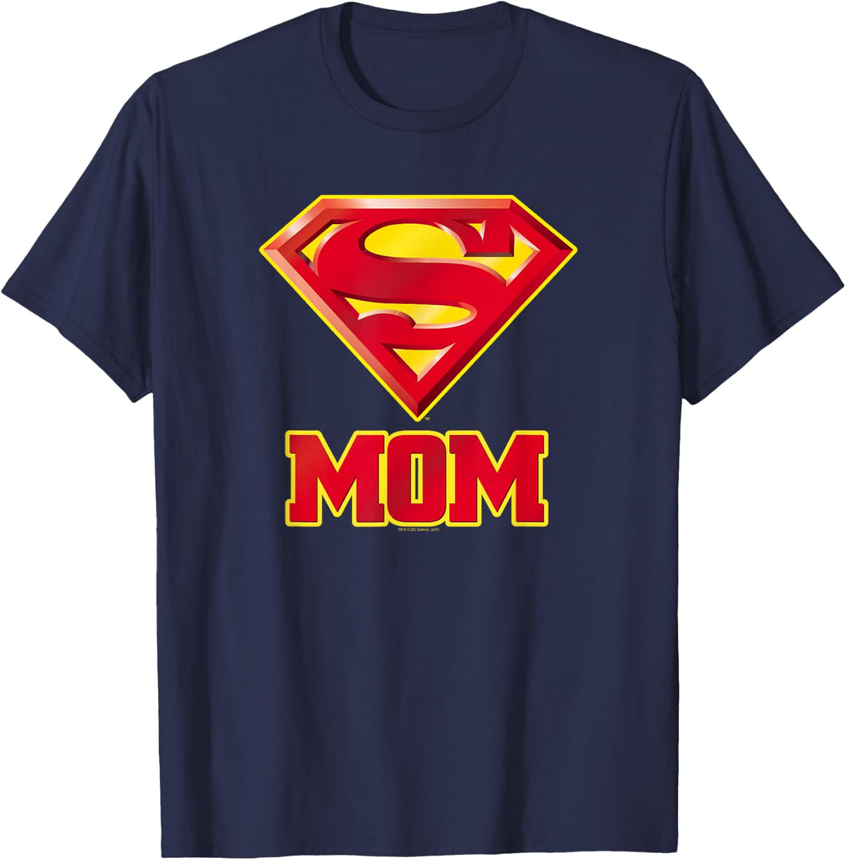 Superman Super Mom T-Shirt - T-Shirt | Navy