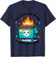 Dumpster Fire Light I'm Gonna Let It Shine Halloween T-Shirt - T-Shirt | Navy
