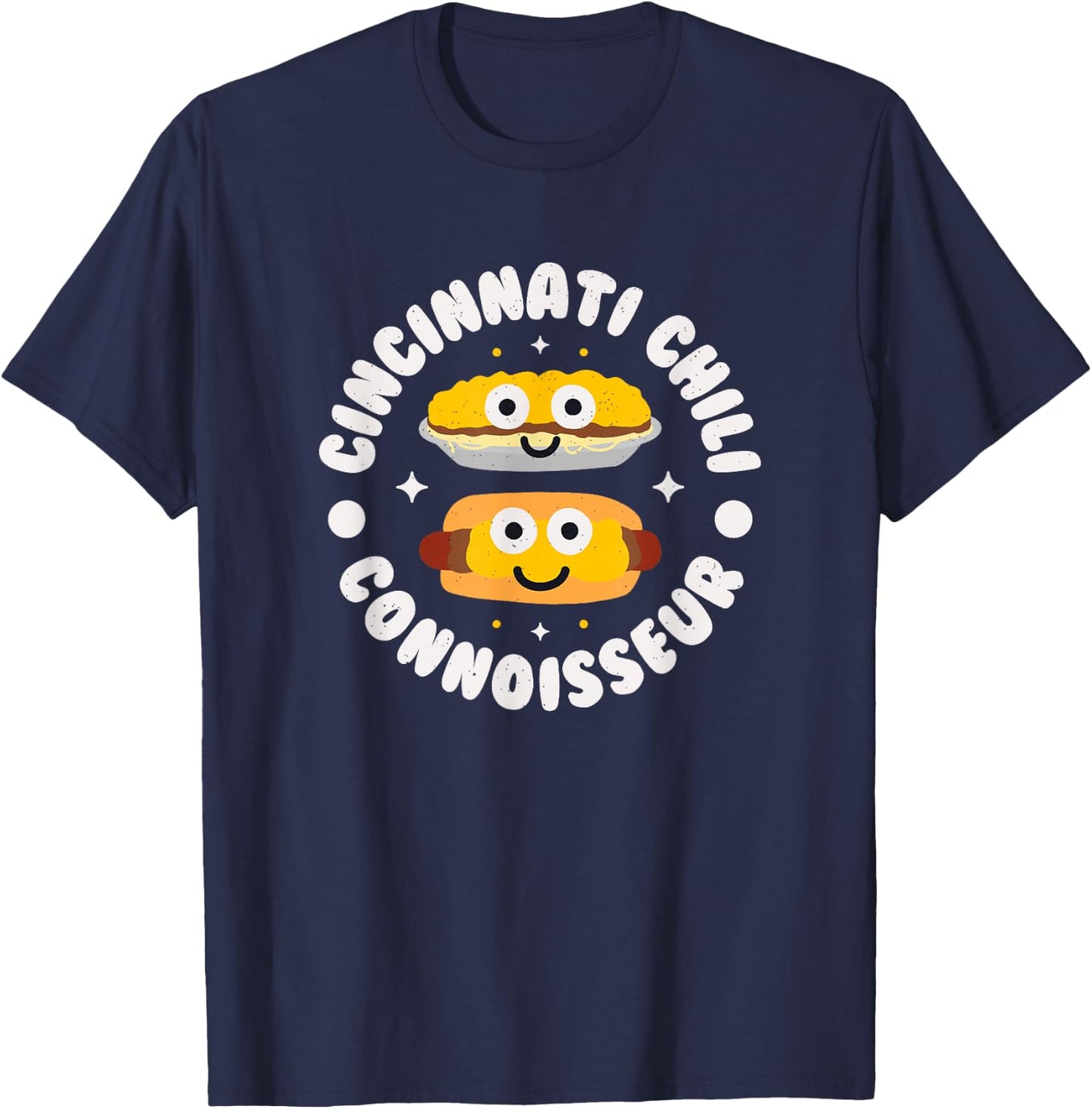 Cincinnati Chili Connoisseur - Cincinnati Chili T-Shirt - T-Shirt | Navy