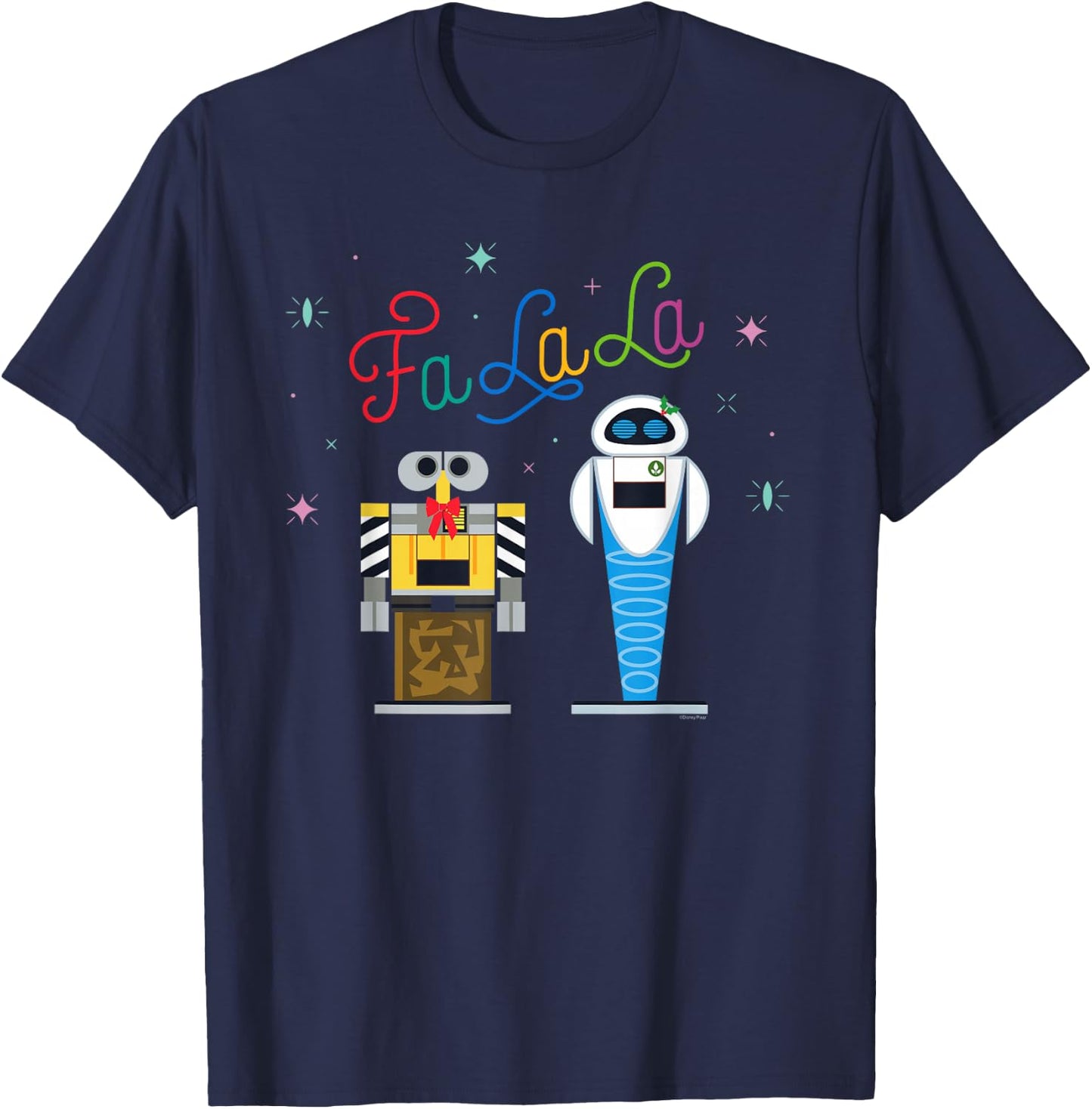 Disney and Pixar’s WALL-E Christmas Holiday Nutcrackers T-Shirt - T-Shirt | Navy