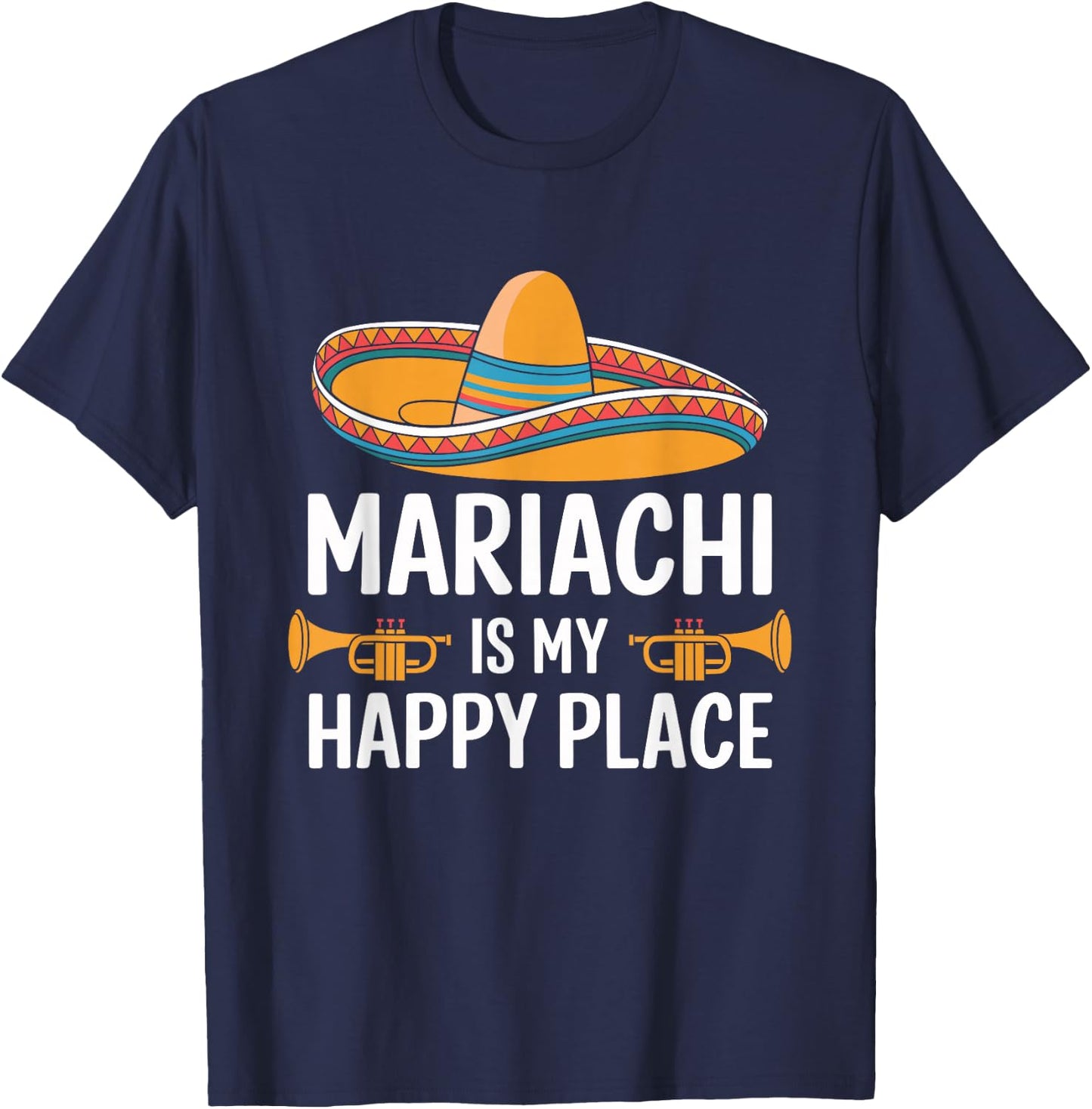 Traditional Mexican Cultural Music Mariachi Lover Fiesta T-Shirt - T-Shirt | Navy