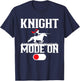 Knight Mode On Medieval Knight T-Shirt - T-Shirt | Navy
