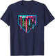 Home-Plate Drip Ice-Cream for Softball & Baseball Fans T-Shirt - T-Shirt | Navy