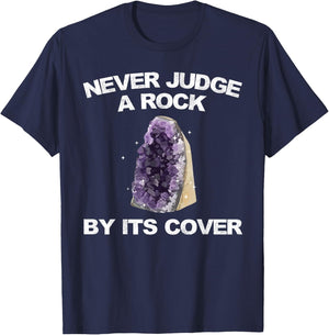 Funny Rock Collector Art Women Geologists Rock Lover T-Shirt - T-Shirt | Navy