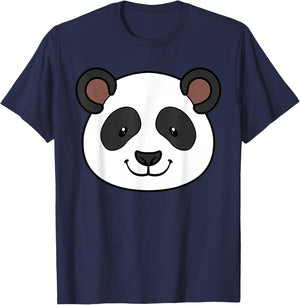 Funny Panda Bear Design Women Boy Girl Panda Lover T-Shirt - T-Shirt | Navy