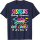 Sisters Making Memories Cruise 2025 Gift Friends Apparel T-Shirt - T-Shirt | Navy