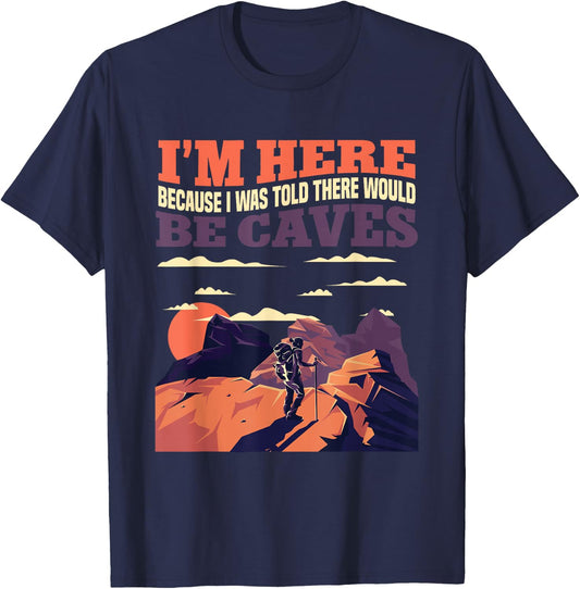 Retro Caves Cave Explorer Caving Spelunking T-Shirt - T-Shirt | Navy