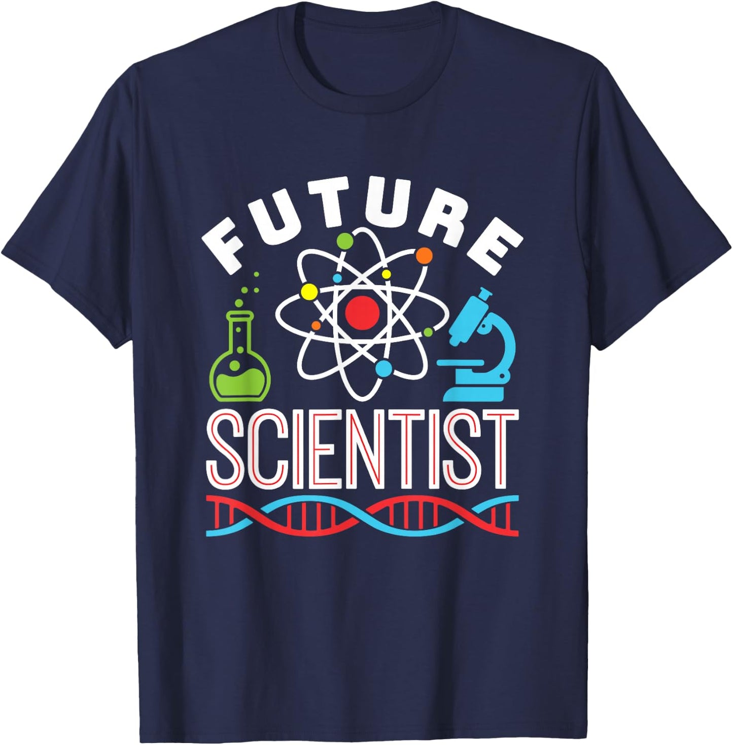Science Fair Future Scientist STEM STEAM Boys Girls T-Shirt - T-Shirt | Navy