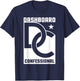 Dashboard Confessional - Linked Logo , Small, Black T-Shirt - T-Shirt | Navy
