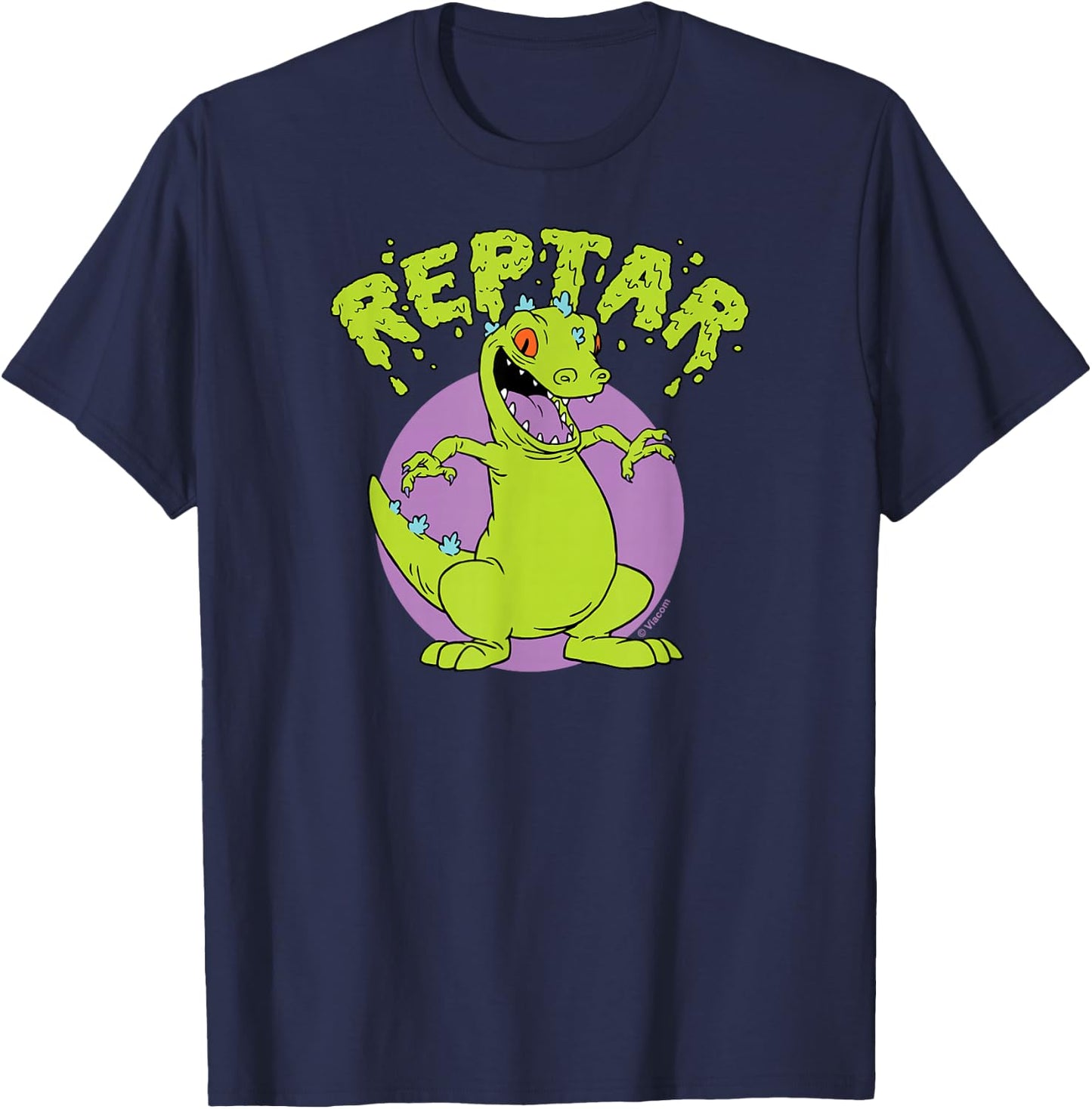 Rugrats - Reptar Slime T-Shirt - T-Shirt | Navy