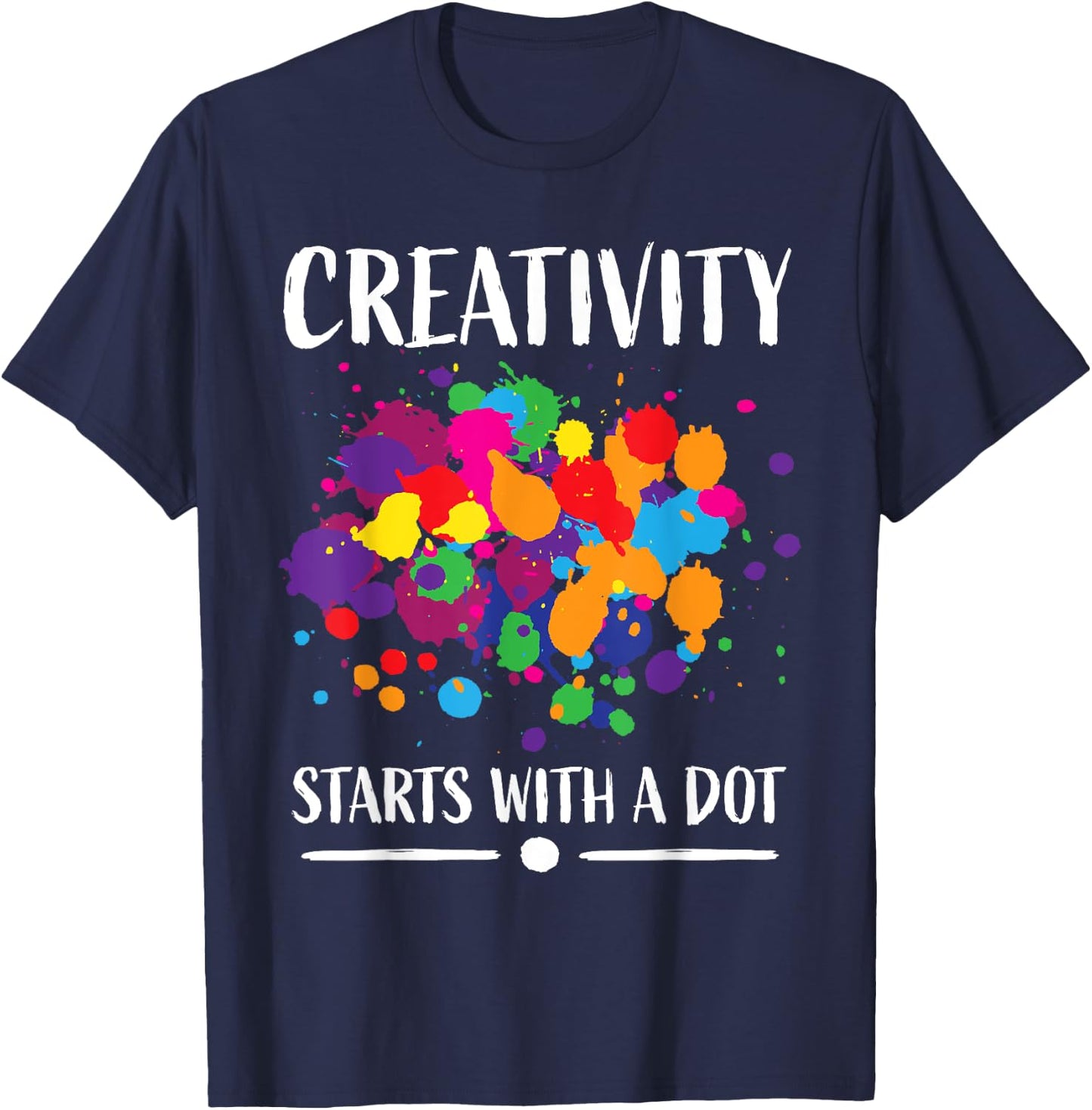 Dot Day Shirt Women Men Kids Girls Boys Teacher 2024 Dot Day T-Shirt - T-Shirt | Navy