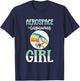 Girl Aeronautical Aerospace Engineering T-Shirt - T-Shirt | Navy