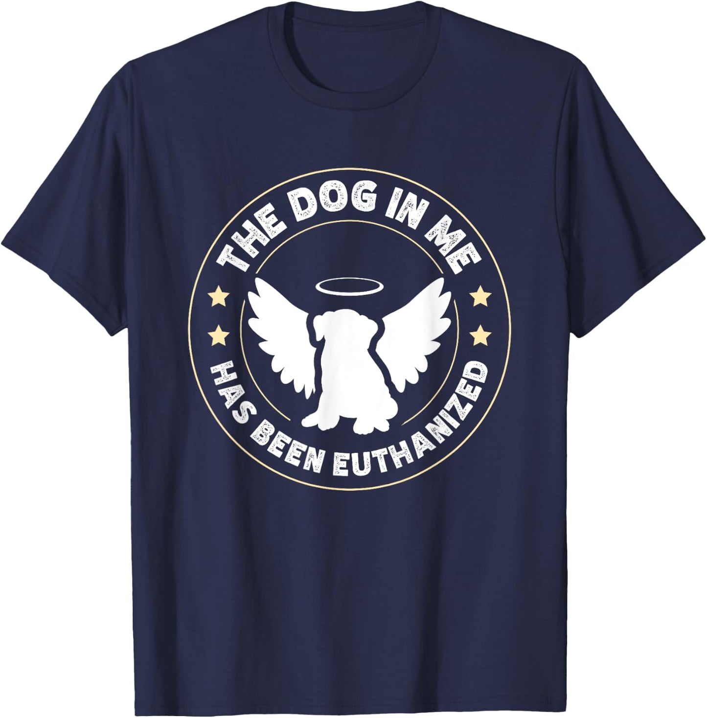 The Dog In Me Has Been Euthanized Women T-Shirt - T-Shirt | Navy