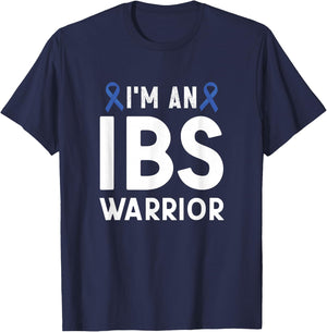 I'm An IBS Warrior Irritable Bowel Syndrome Awareness T-Shirt - T-Shirt | Navy