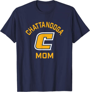 UT Chattanooga UTC Mockingbirds Arched Mom T-Shirt - T-Shirt | Navy