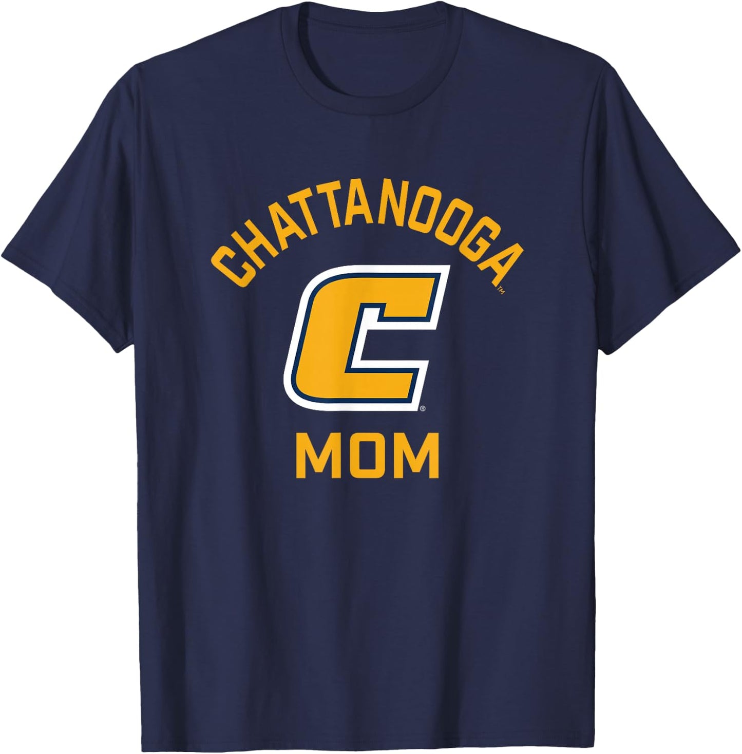 UT Chattanooga UTC Mockingbirds Arched Mom T-Shirt - T-Shirt | Navy
