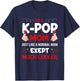 I'm a K-pop Mom just like a normal mom Korean T-Shirt - T-Shirt | Navy