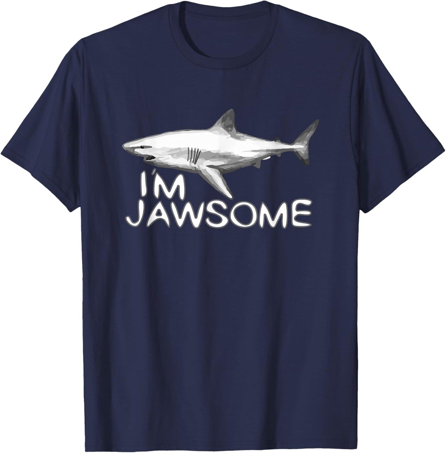 I'm Jawsome Shark Graphic for Boys T-Shirt - T-Shirt | Navy