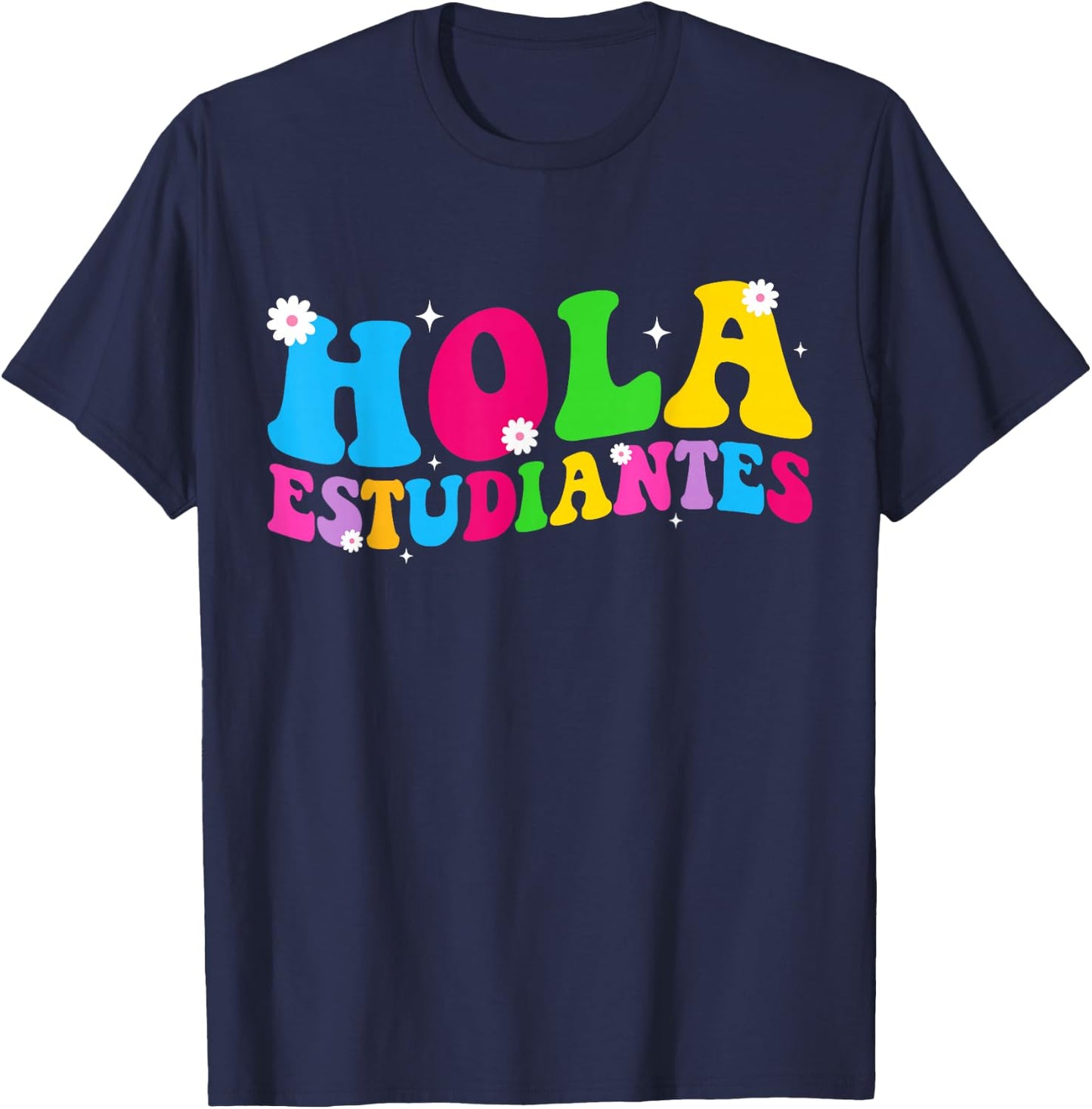 Spanish Teacher Shirt Men Maestra Back To School T-Shirt - T-Shirt | Navy