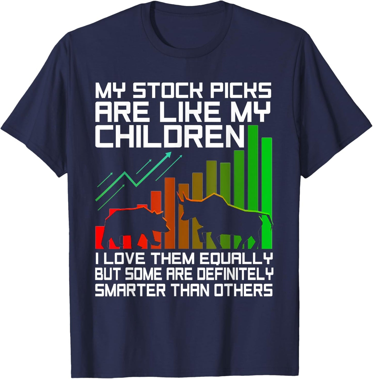 Funny Stock Trading Design Stock Market Stock Trader T-Shirt - T-Shirt | Navy