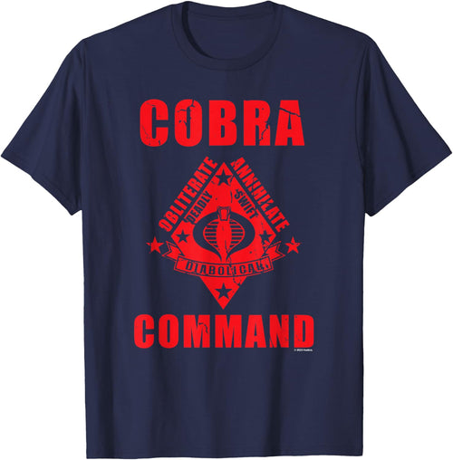 G.I. Joe Cobra Command Obliterate Annihilate Distressed Logo