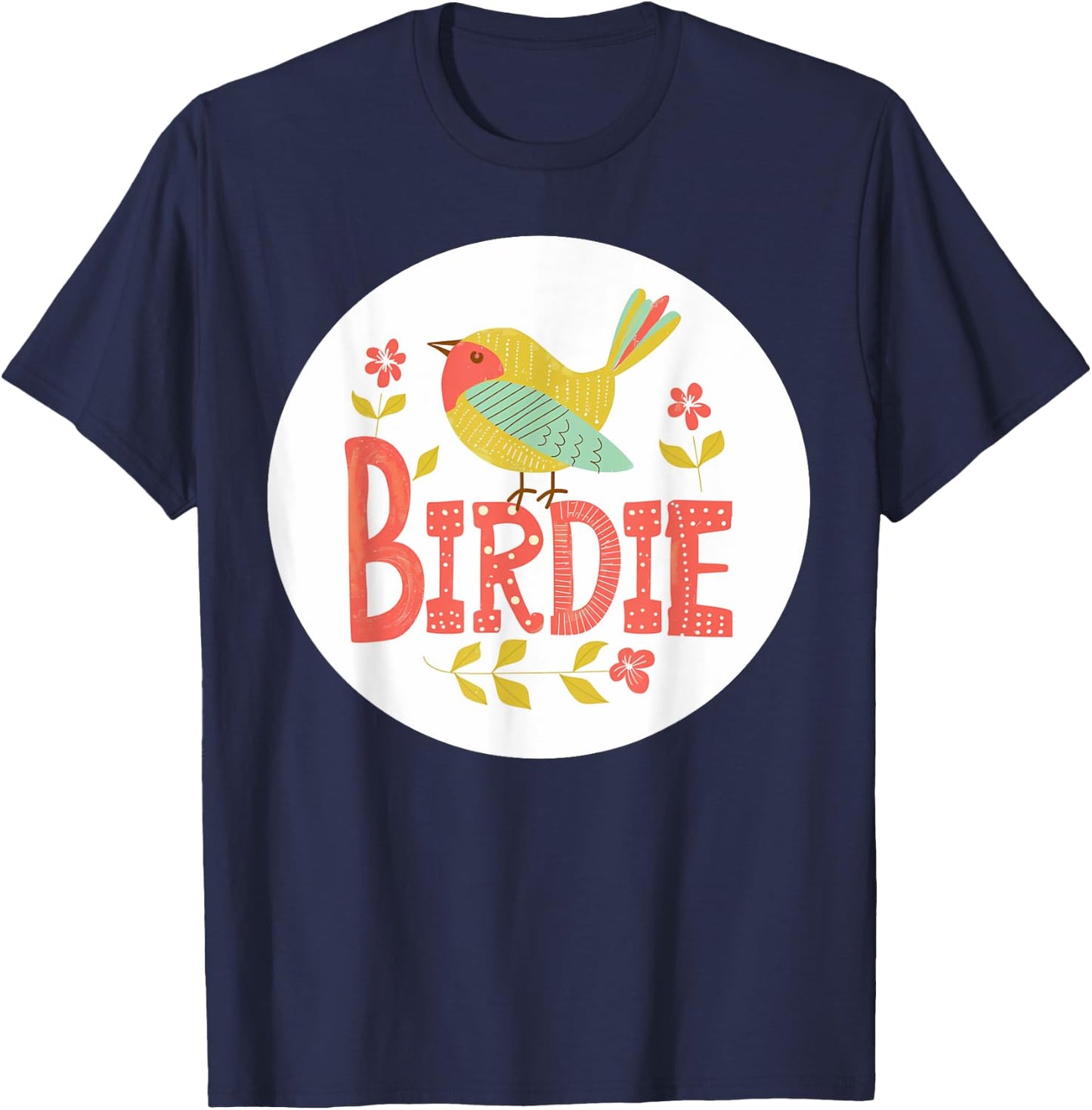 Happy Birdie Costume for Adults and Kids T-Shirt - T-Shirt | Navy