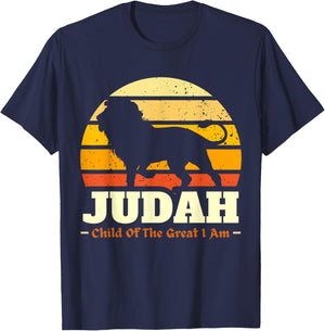 Hebrew Israelite Lion of Judah T-Shirt - T-Shirt | Navy