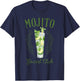 Mojito Social Club Funny Mojito Lovers Apparel T-Shirt - T-Shirt | Navy