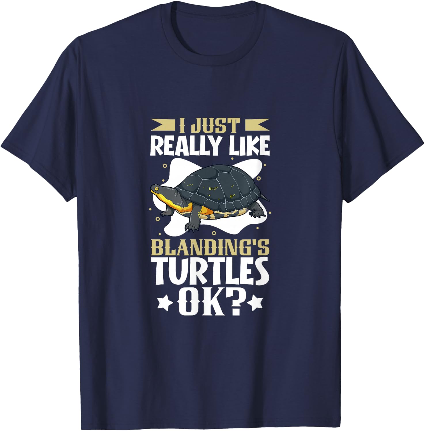 I just really like my Blanding's Turtle T-Shirt - T-Shirt | Navy