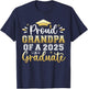 Proud Grandpa of a 2025 Graduate Senior Graduation Men T-Shirt - T-Shirt | Navy
