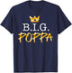 Two Legit To Quit Poppa Decorations Boy 2nd Birthday Hip Hop T-Shirt - T-Shirt | Navy